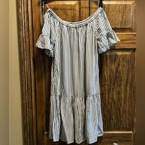 Medium off the shoulder mini dress